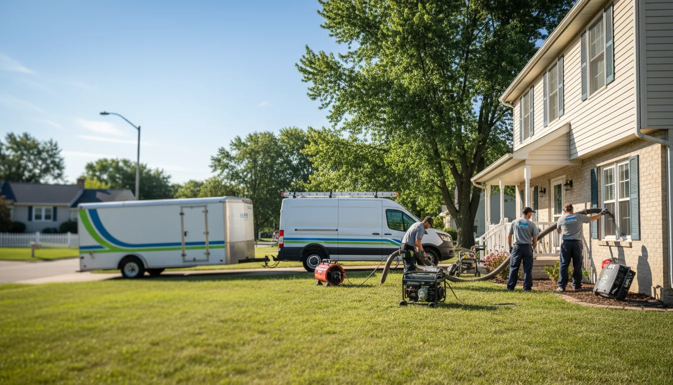 Flooded Basement Restoration And Cleanup With Repair in Lohrville, IA near me